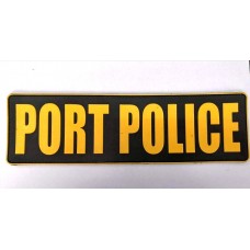 Port Police PVC Patch Πλάτης